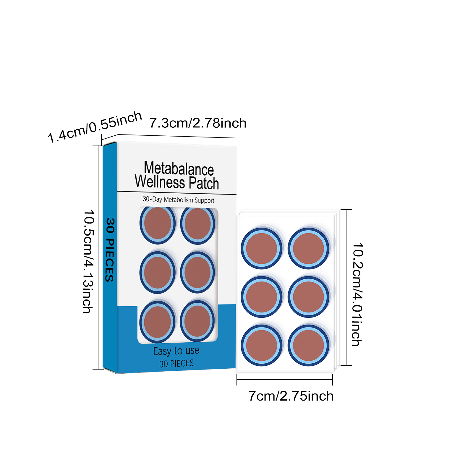 Body Care Patch Moist Soft Portable Daily Mild Natural Snug Skin Friendly Breathable Skin Treatment