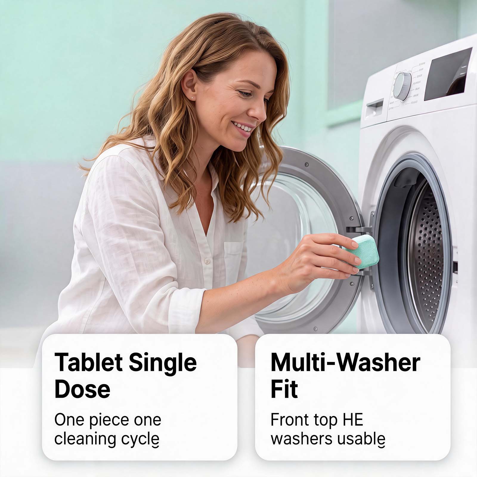 Washing Machine Cleaning Tablets Remove Odors No Disassembly Dissolve Lint Dirt Inner Tub