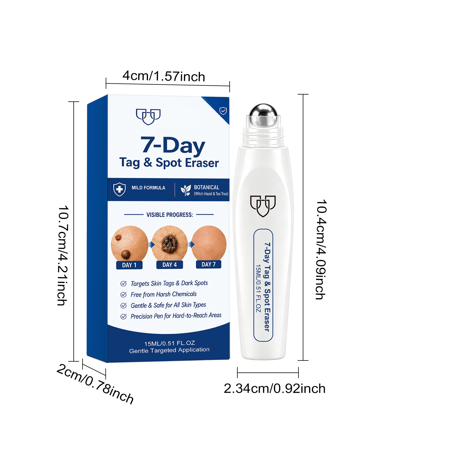 Skin Care Roller Pen Mild Formula Clean Body Skin Comfortable Breathable Smooth Daily Portable Convenient