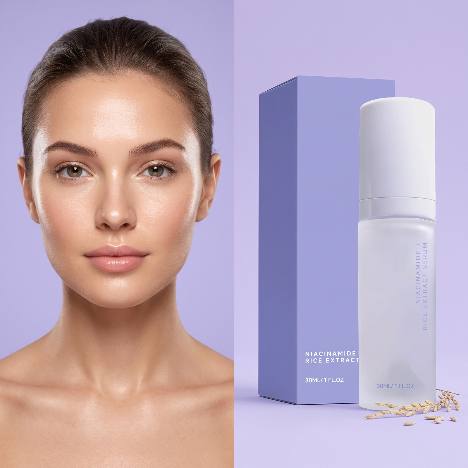 Rice Moisturizing Essence Hydrating Mild Care Facial Skin Lock Water Delicate Clear Seasonal Dry Nursing