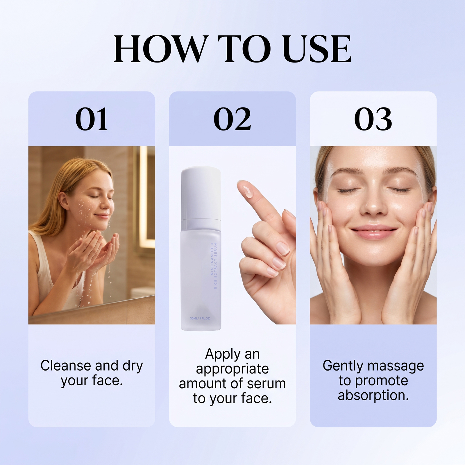 Rice Moisturizing Essence Hydrating Mild Care Facial Skin Lock Water Delicate Clear Seasonal Dry Nursing