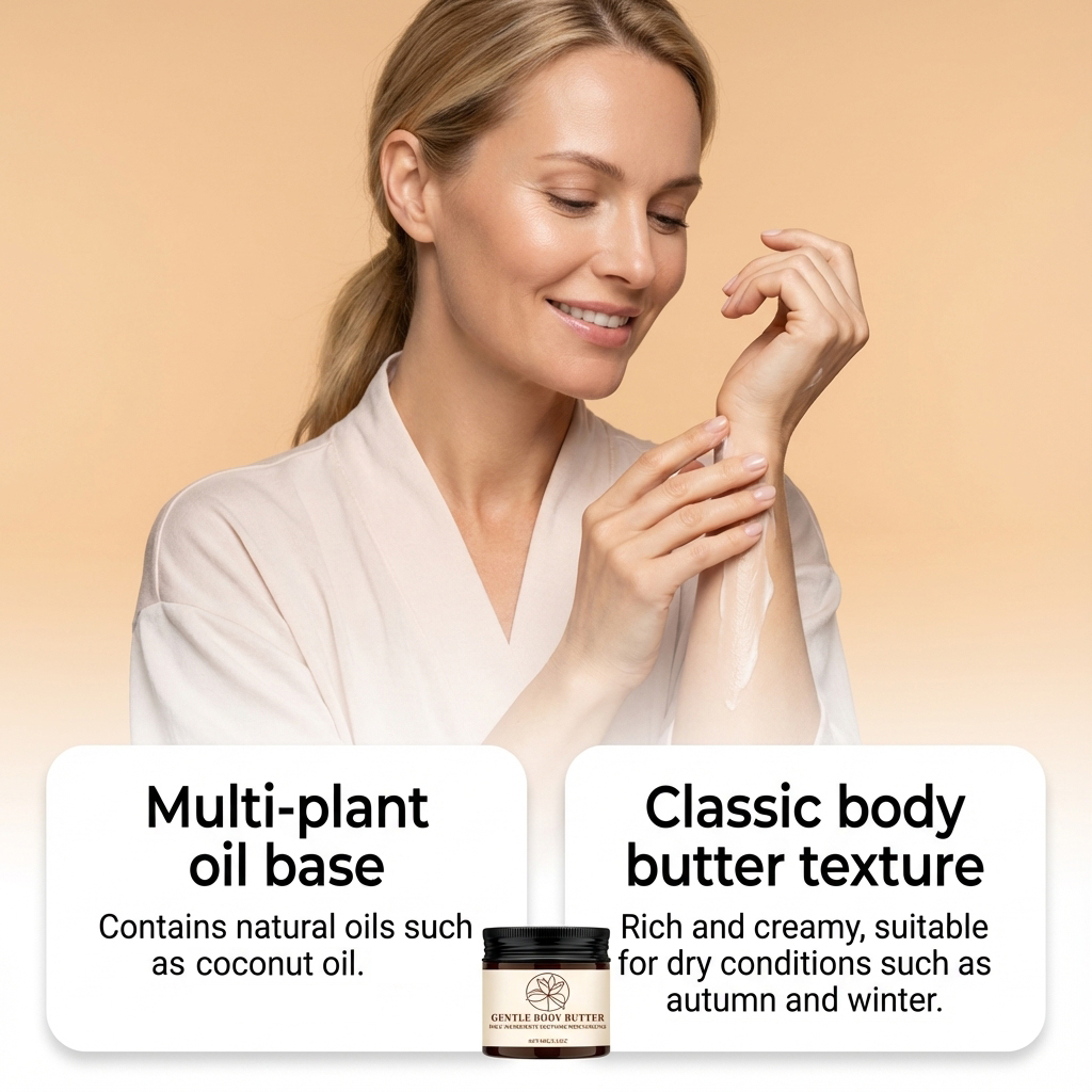 Body Moisturizing Cream Daily Skin Care Refreshing Gentle Smoothing Nourishing Whole Body Skin