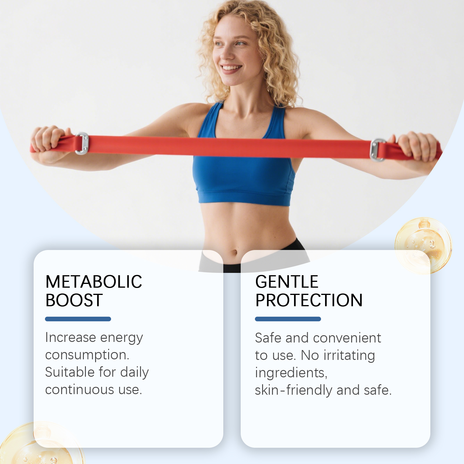 Skin Care Patch Mild Nourishing Care Shape Figure Lines Highlight Curves Daily Convenient Application