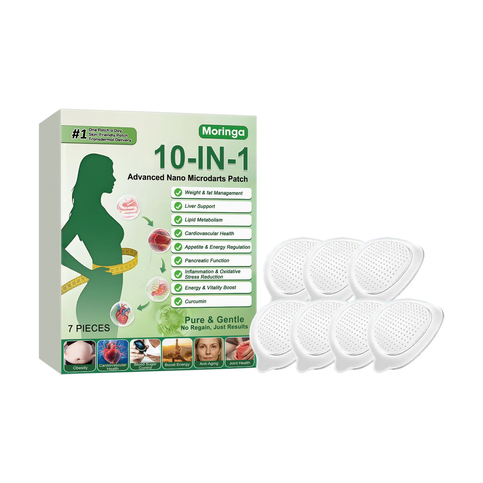 Body Shaping Care Patch Mild Ingredients Soft Skin Elegant Refreshing Comfort Light Figure Curve Care Patch