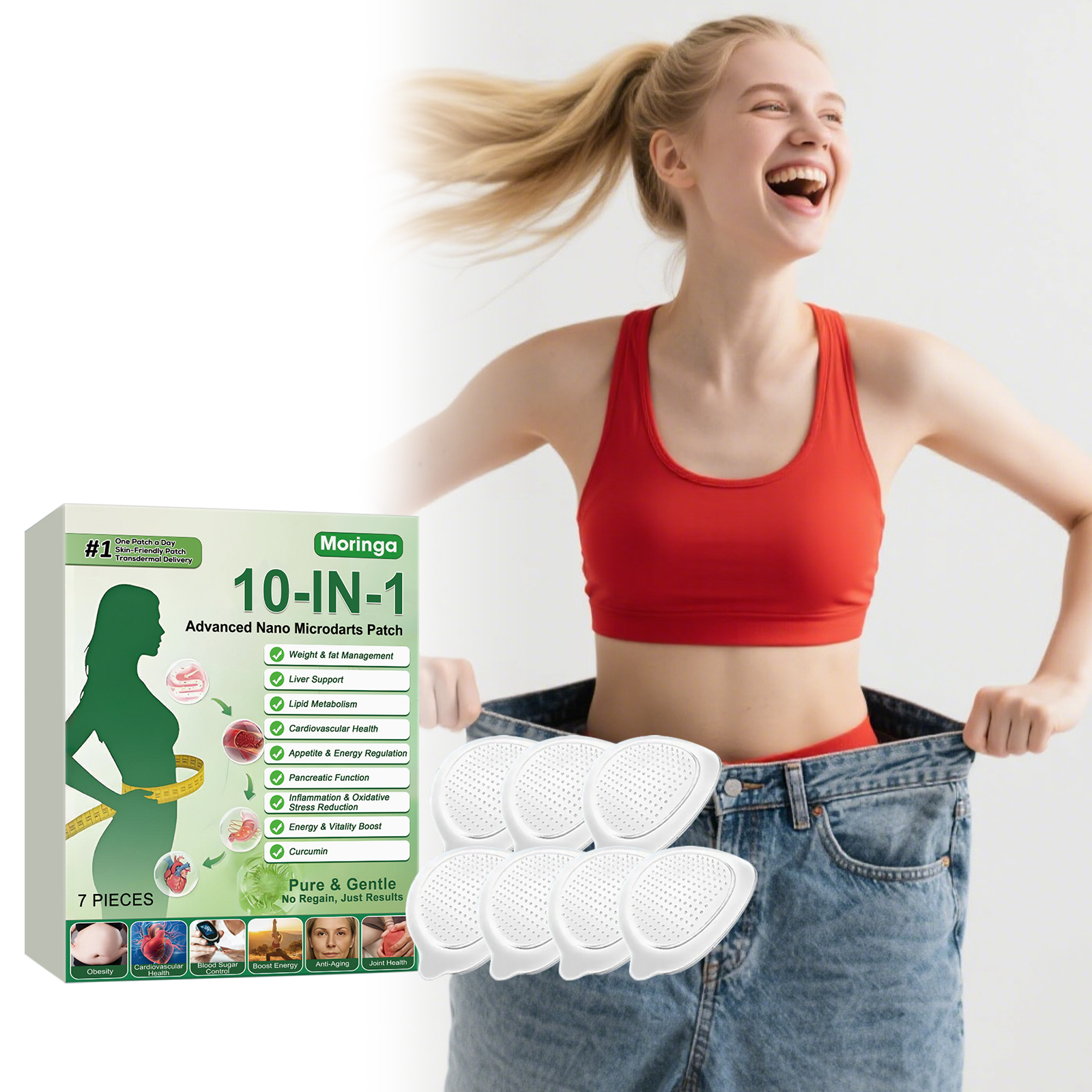 Body Shaping Care Patch Mild Ingredients Soft Skin Elegant Refreshing Comfort Light Figure Curve Care Patch