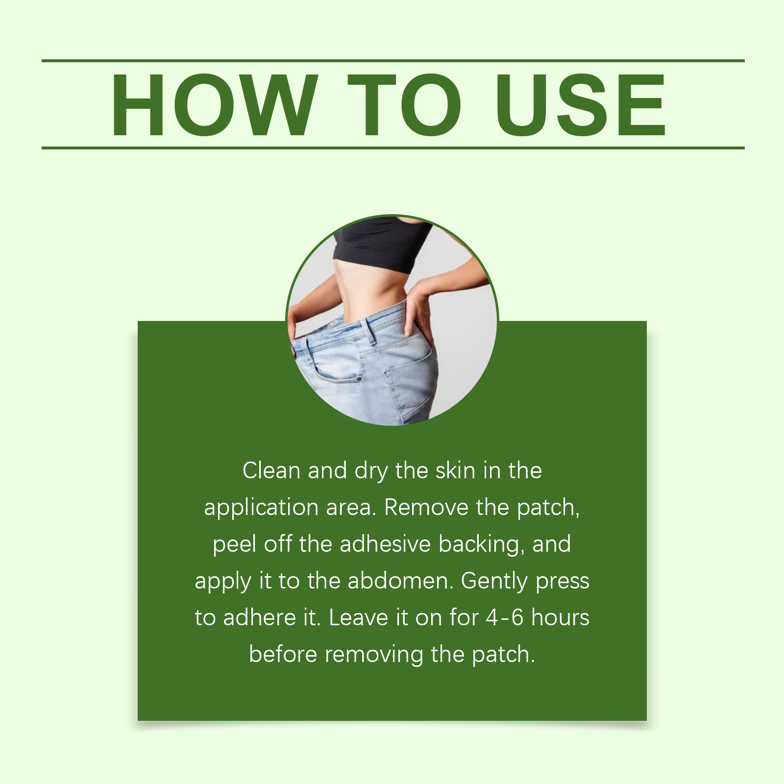 Body Shaping Care Patch Mild Ingredients Soft Skin Elegant Refreshing Comfort Light Figure Curve Care Patch