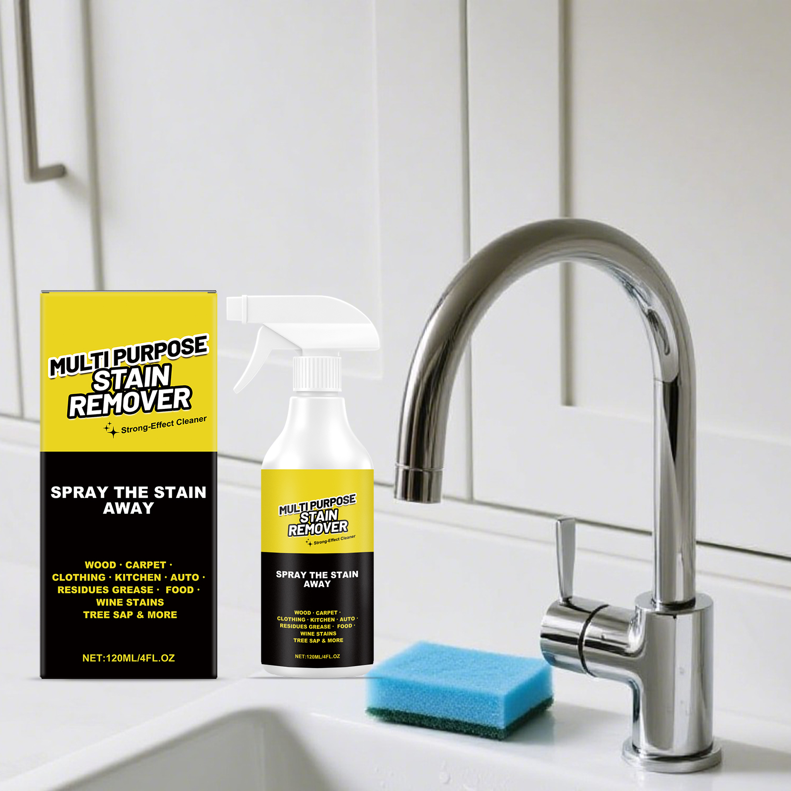 Multi Purpose Cleaner Strong Decontamination Bathroom Kitchen Furniture Surface Multi Scene Stain Remover Quick Cleaning