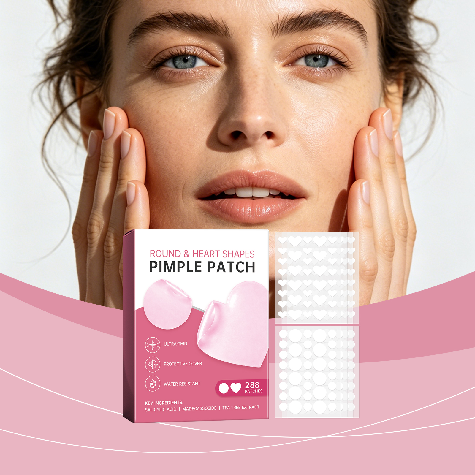 Skin Care Patch Gentle Nurture Facial Body Skin Clean Acne Care Breathable Material Skin Friendly Patch