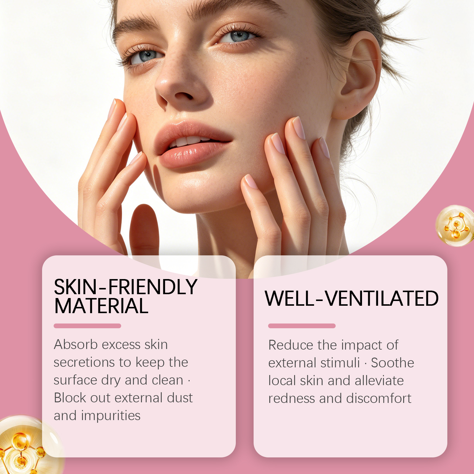 Skin Care Patch Gentle Nurture Facial Body Skin Clean Acne Care Breathable Material Skin Friendly Patch