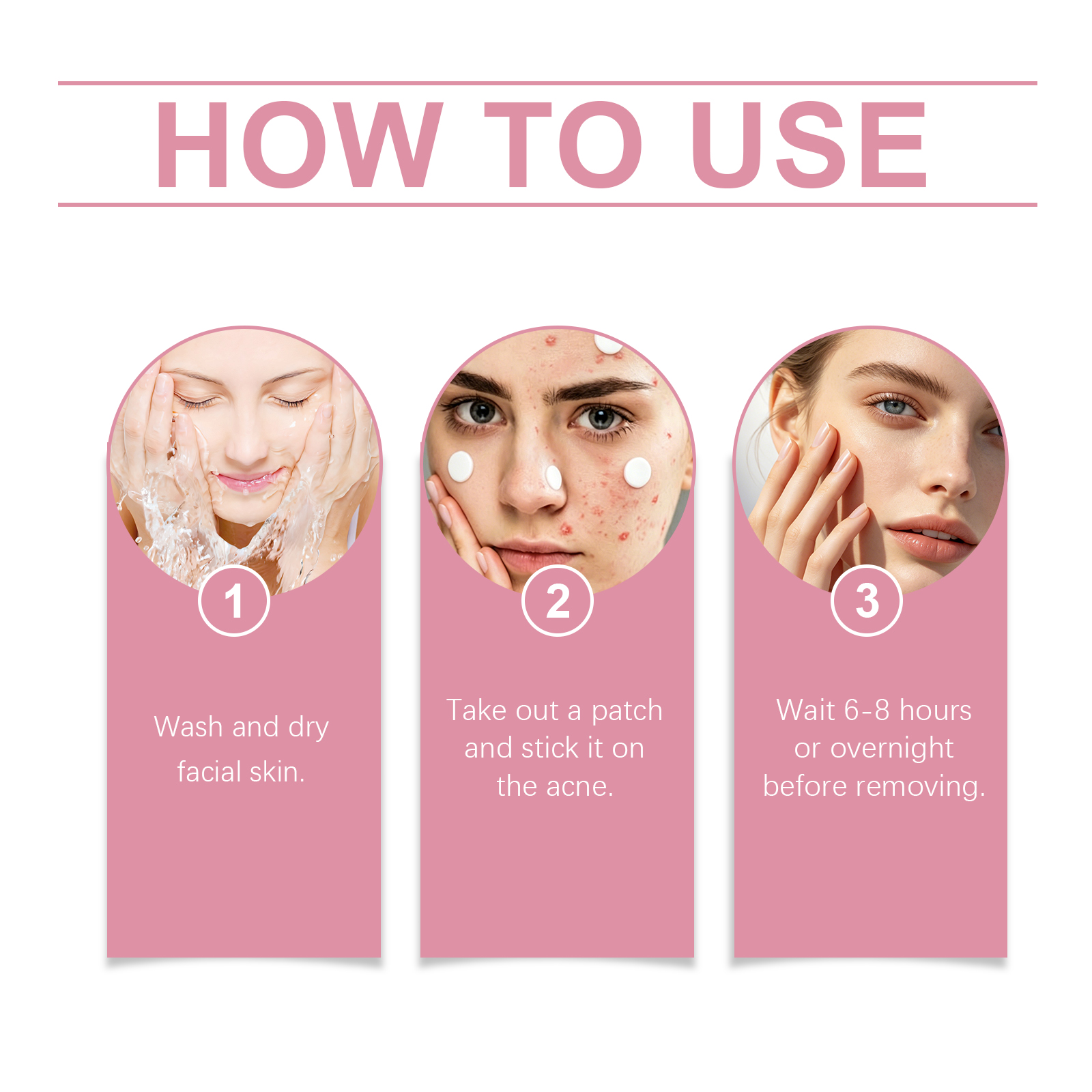 Skin Care Patch Gentle Nurture Facial Body Skin Clean Acne Care Breathable Material Skin Friendly Patch