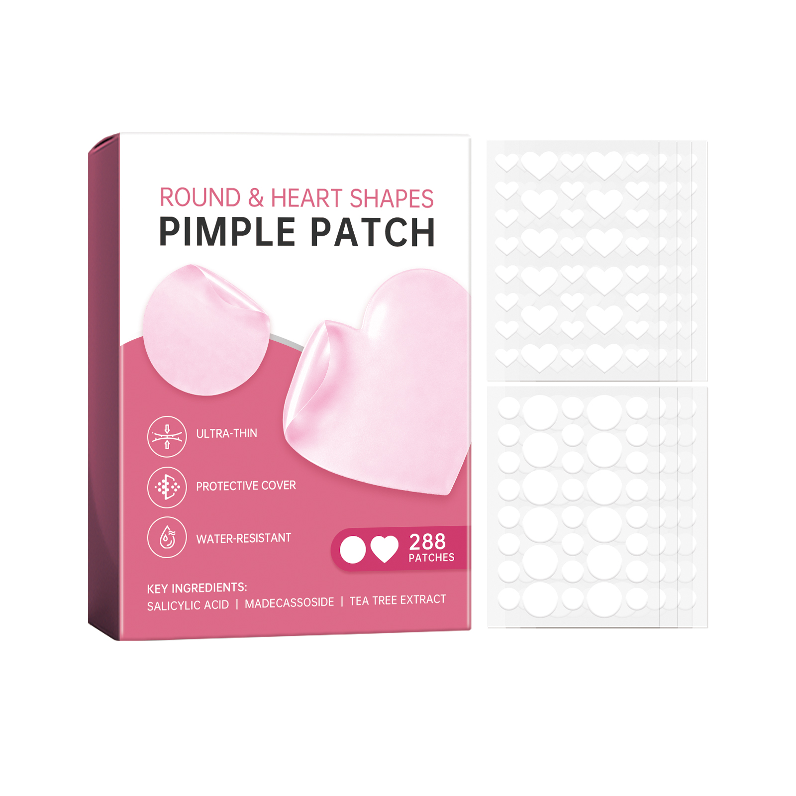 Skin Care Patch Gentle Nurture Facial Body Skin Clean Acne Care Breathable Material Skin Friendly Patch