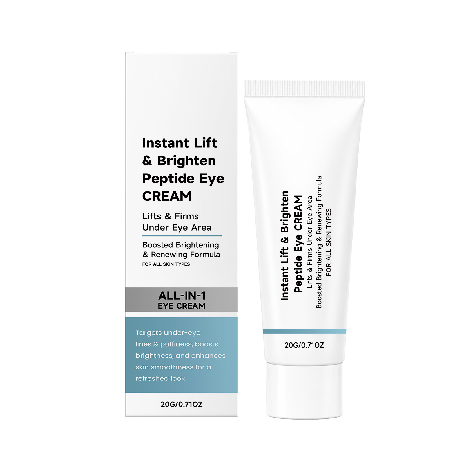 Lifting Brightening Eye Cream Delicate Creamy Gentle Hydrating Fast Absorbing Non Sticky Periocular Skin