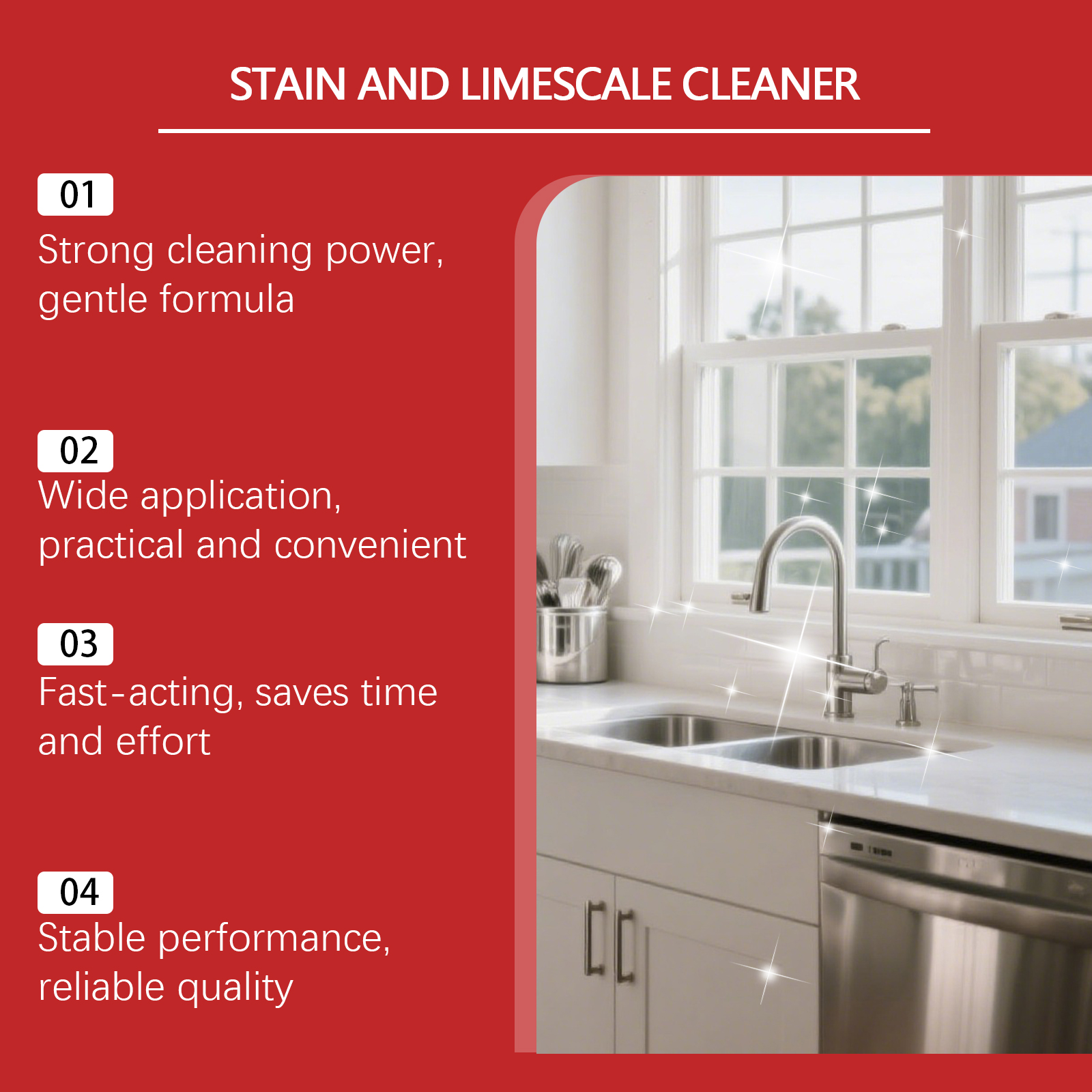 Stain Remover Mild Formula Cleans Dirt Home Kitchen Bathroom Multipurpose Maintenance Agent