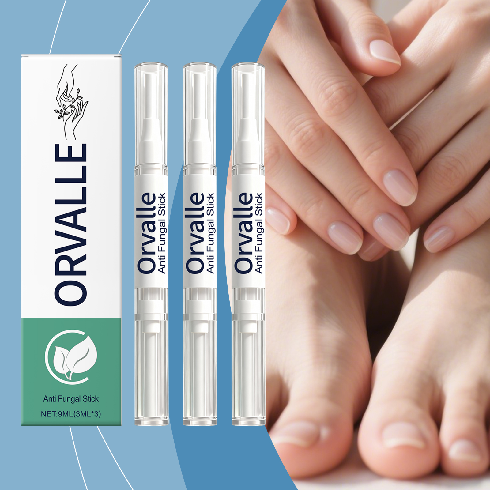 Nail Nourishing Pen Mild Ingredients Care Nourish Hand Foot Nails Soft Smooth Natural Gloss Daily Maintenance