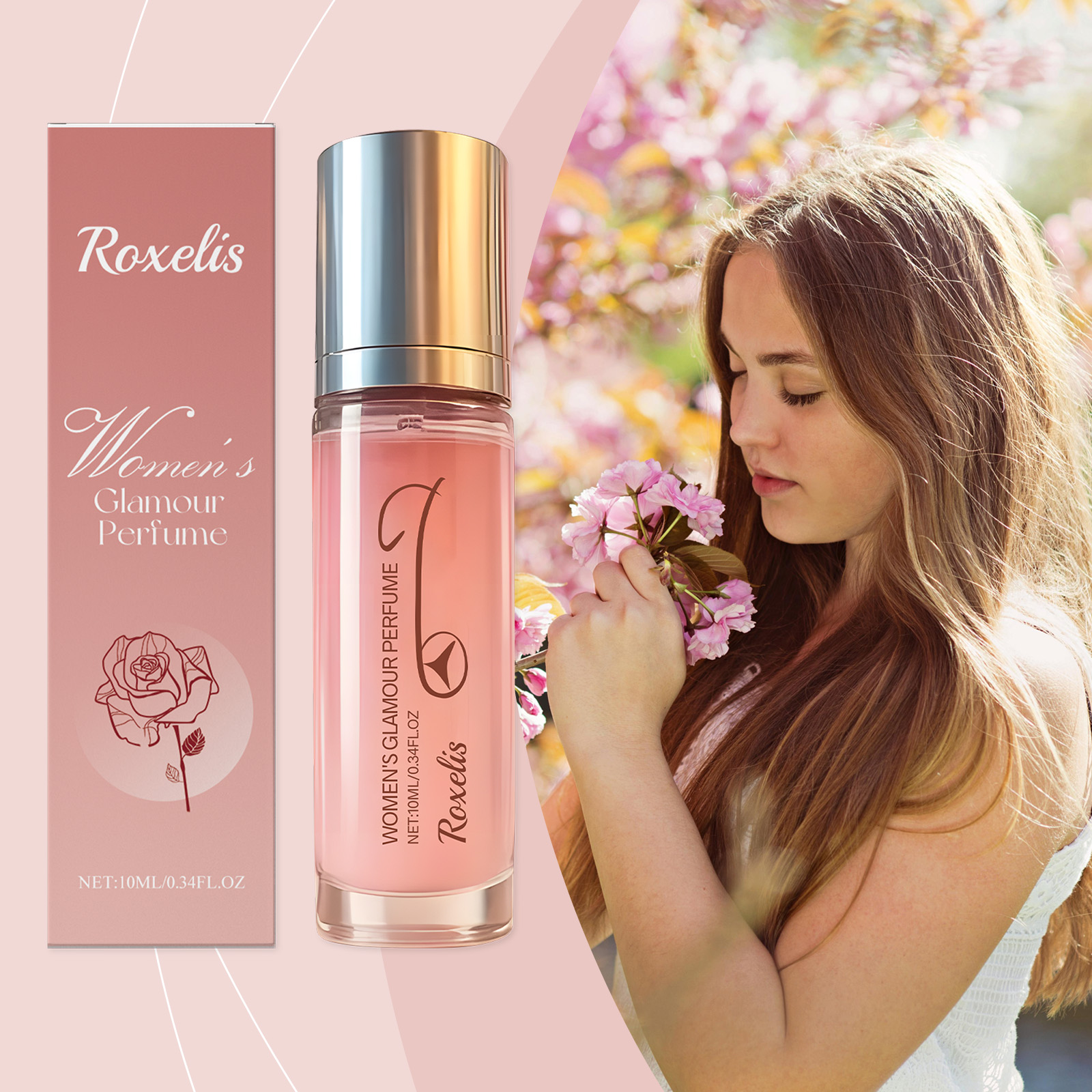 Ladies Pheromone Eau De Toilette Fresh Scent Exudes Unique Charm Long Lasting Fits All Occasions