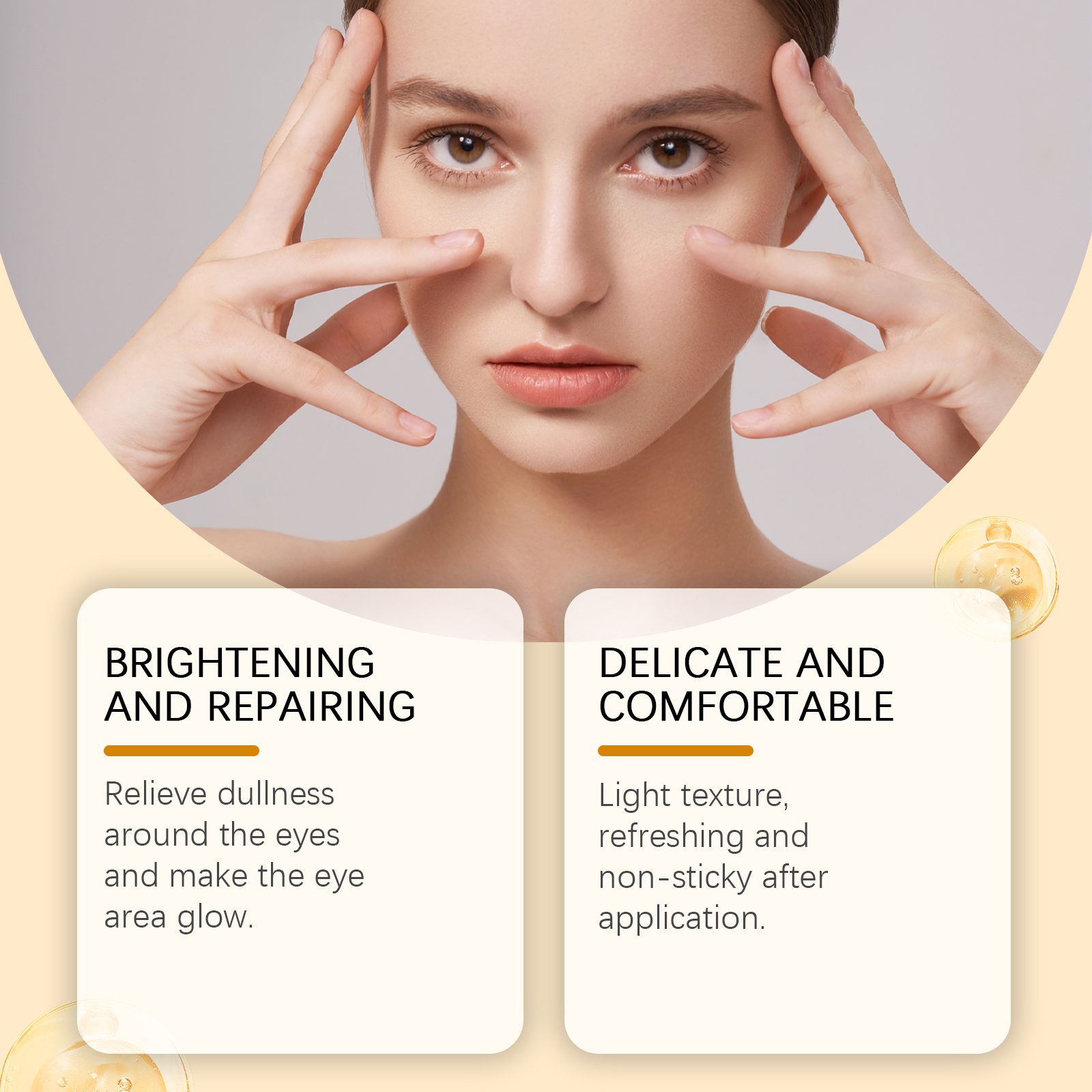 Moisturizing Eye Essence Oil Gentle Nourish Improve Fine Lines Hydrate Soft Eye Care Essence