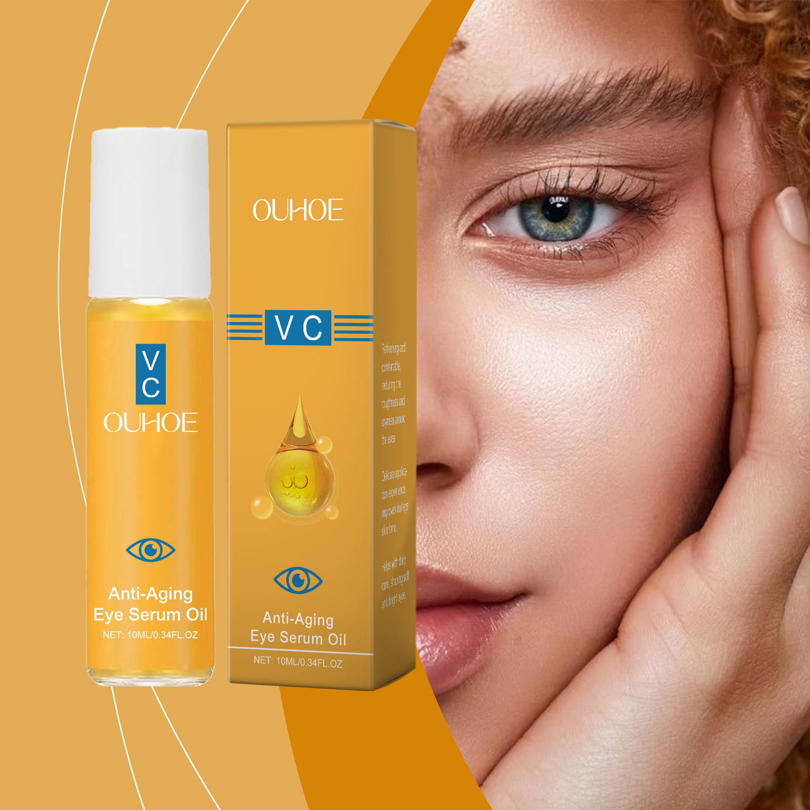 Moisturizing Eye Essence Oil Gentle Nourish Improve Fine Lines Hydrate Soft Eye Care Essence