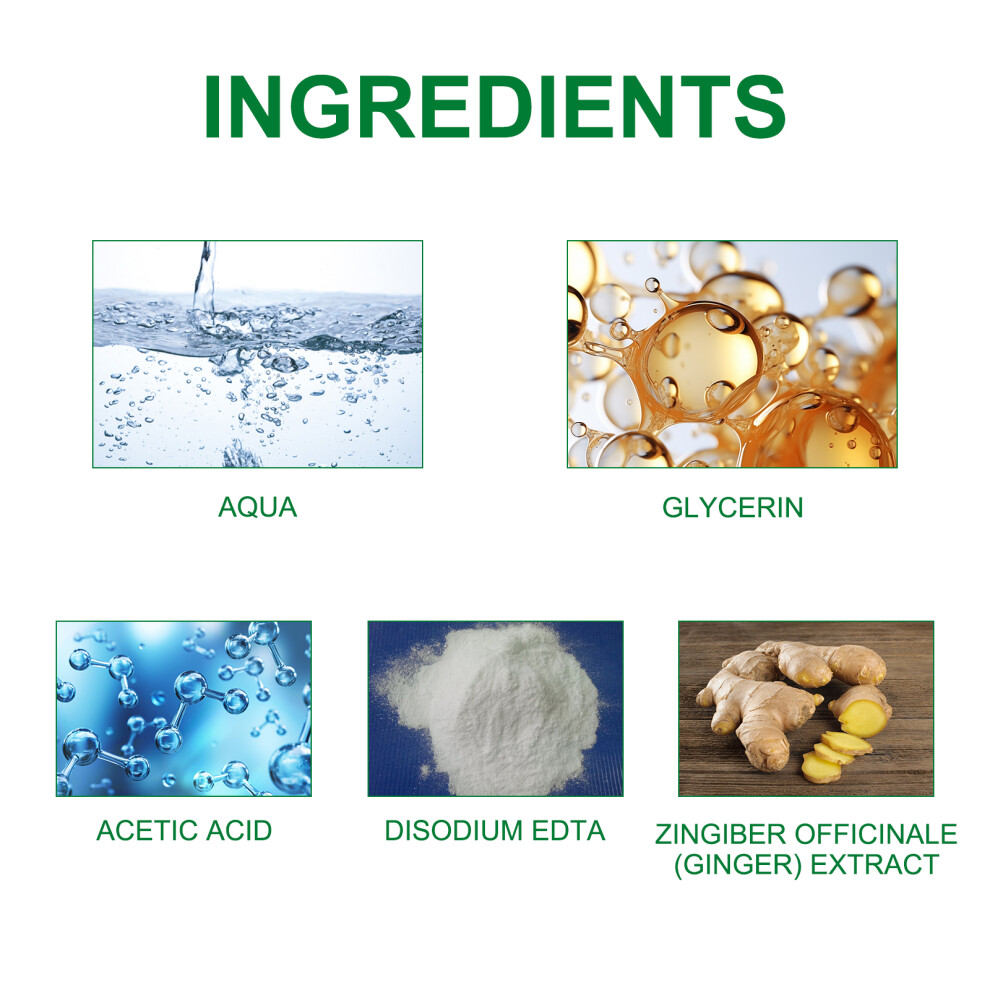 Nail Fungus Treatment Ginger Extract Nourishing Liquid for Hand Foot Nails 30ml