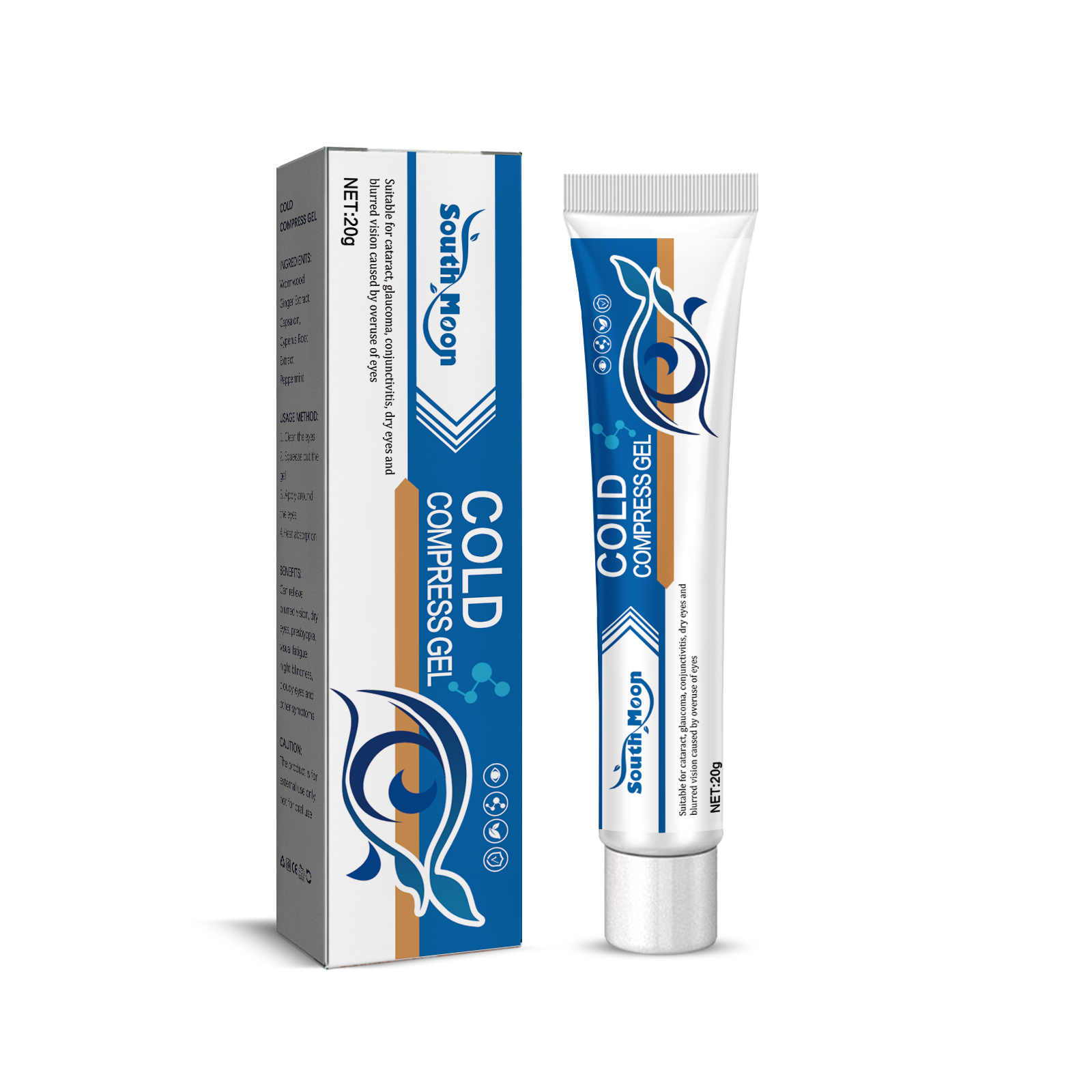 Eye Cooling Gel Soothing Moisturizing For Dry Tired Eyes Daily Eye Area Care 20g