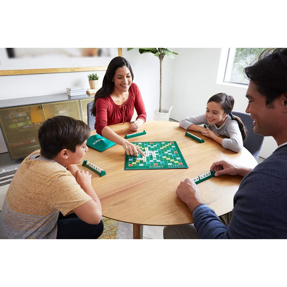 Classic Scrabble Original Word-Forming Board Family Fun Game