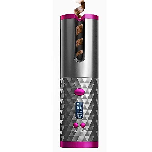 Wireless Automatic Curling Iron, Cordless Auto Curler Restriction with Built-in Recharge