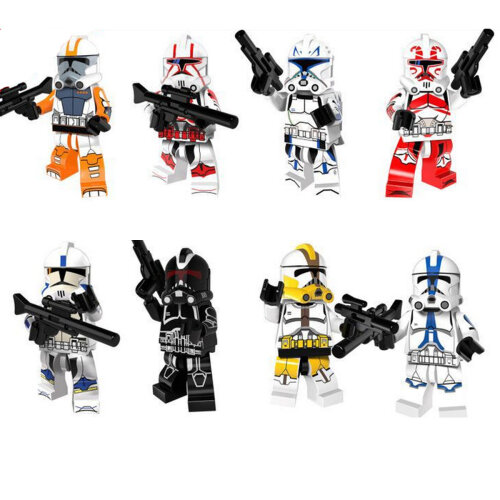8PCS Star wars Figures Fits Blocks Kids Toy