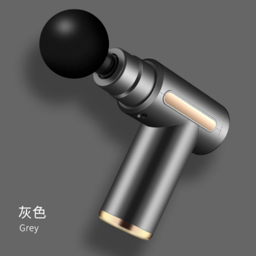 (Gray) 6 Massage head Fascia Massage Gun Percussion Massager Muscle Therapy Deep Tissue