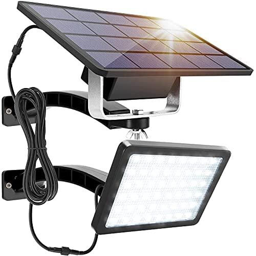 Solar Wall Lights Outdoor 1000 Lumen LED Solar Garden Lights Waterproof Solar Power Security Indoor