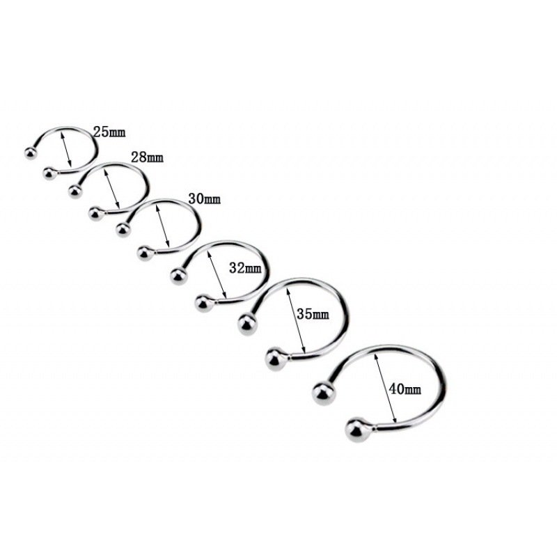 (30mm) Metal Cock Ring Delay Ring Glans Dick Ring Stainless Steel Sex Toy For Men Penis Longer Harder Stronger Erection