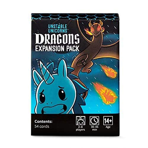 Dragons Expansion Unstable Unicorns Card Game