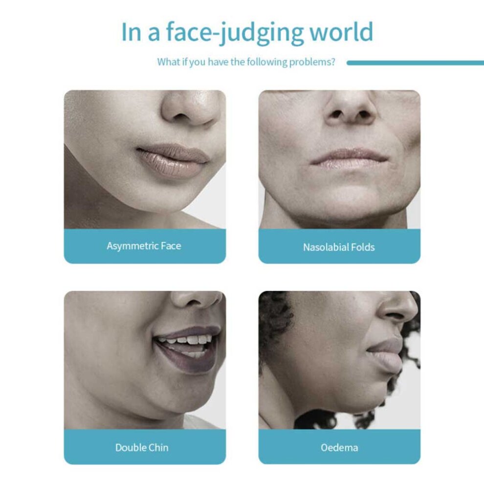 Electric V-Face Shaping Massager EMS Face Lifting Slim Double Chin Removal Device