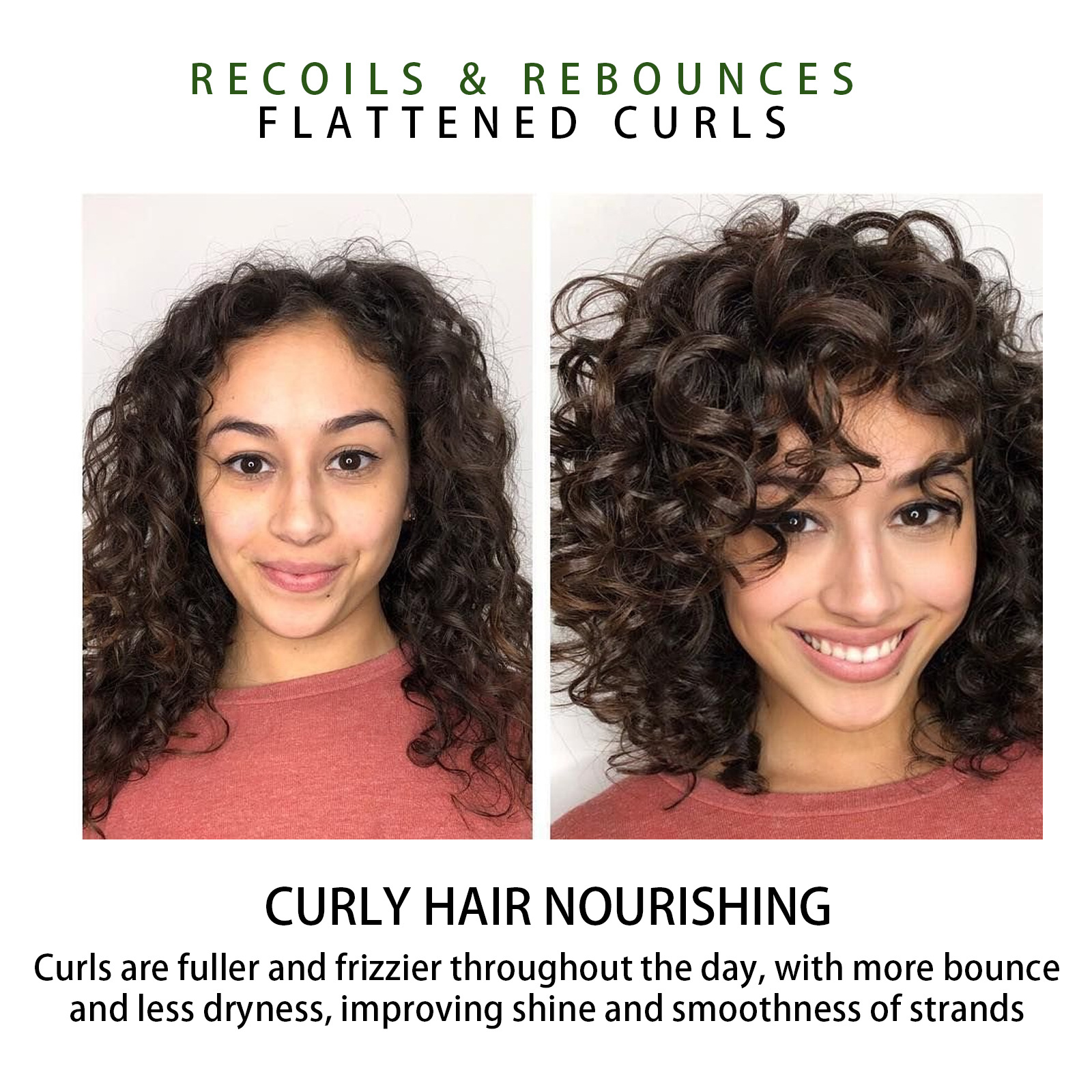 Hair Volumising Cream Curl Cream for Curly Hair Curl Enhance Curl Cream Moisturising Cream for Frizzy Hair Elastic Volumizing Styling 50ml