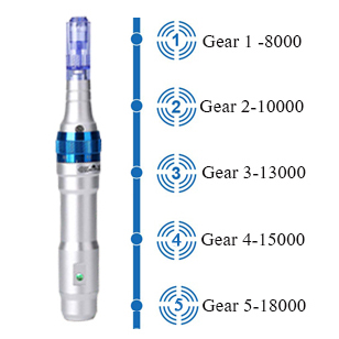 Dermapen Dr.pen Ultima A6 Microneedle Pen Electric Derma Roller Pen with 12PIN 36PIN Nano Round Cartridges Needles Wrinkle Stretch Marks Scar Treat