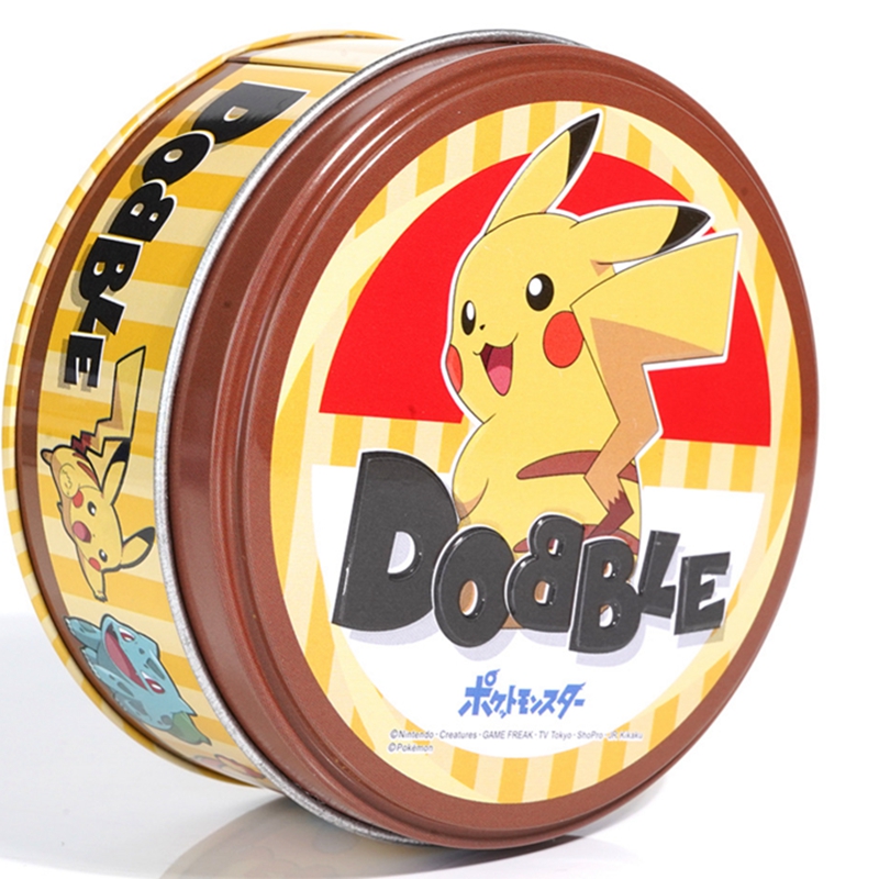 Spot It Card Pokemon Dobble Pikachu Board Game Anime Interactive Kid Gifts Card Game