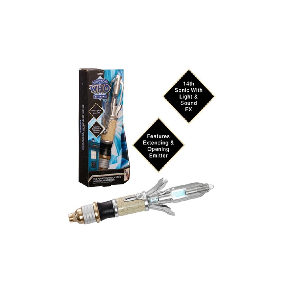 Doctor Who 14th Sonic Screwdriver Model Light Sound Toy Figure for Kid