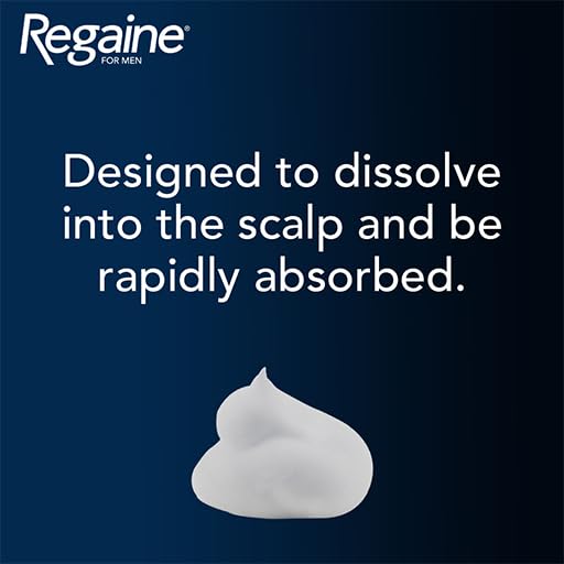 Regaine Extra Strength Scalp Cutaneous Foam 3x 73 ml Treatment for Regrowth in Men with 5 Percent Minoxidil for Male Hair Loss