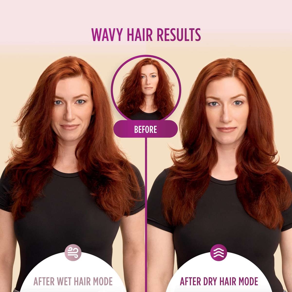 Shark Hair Straightener Hair Smooth Style Heated Comb + Blow Dryer Brush Wet & Dry Modes, Smoothing Hot Air Brush with 3 Temperatures