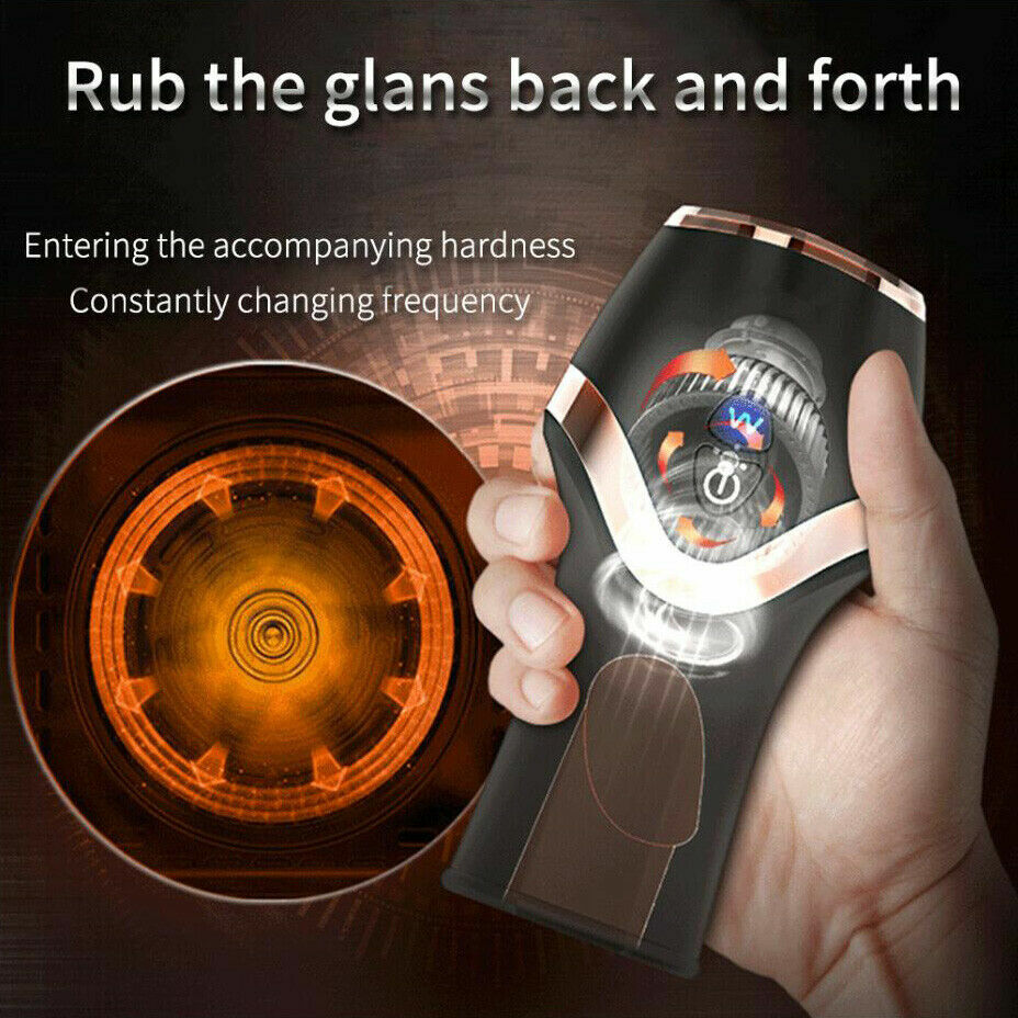 Pocket Pussy Automatic Handsfree Male Masturbator Cup Stroker Vibrator Massager Sex Toy for Men