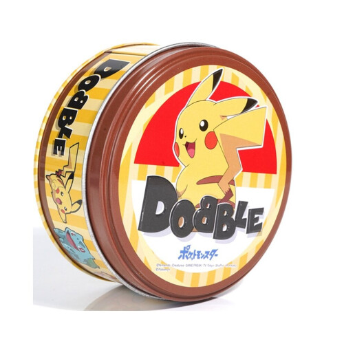 Pokemon Spot It Round Card Metal Box Dobble Card Parentchild