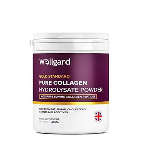 Collagen Powder, Gold Standard Bovine Collagen Peptides Powder by Wellgard - High Levels of The 8 Essential Amino Acids, Collagen Supplements, Halal
