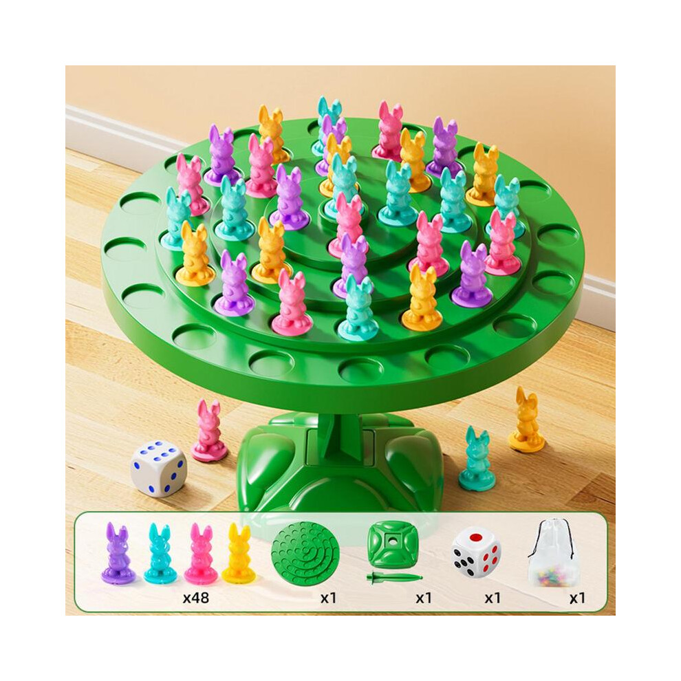 Balancing Game Children Interactive Balance Tree Bunny Educational Stacking Toys For Early Education Cute Toys For Home