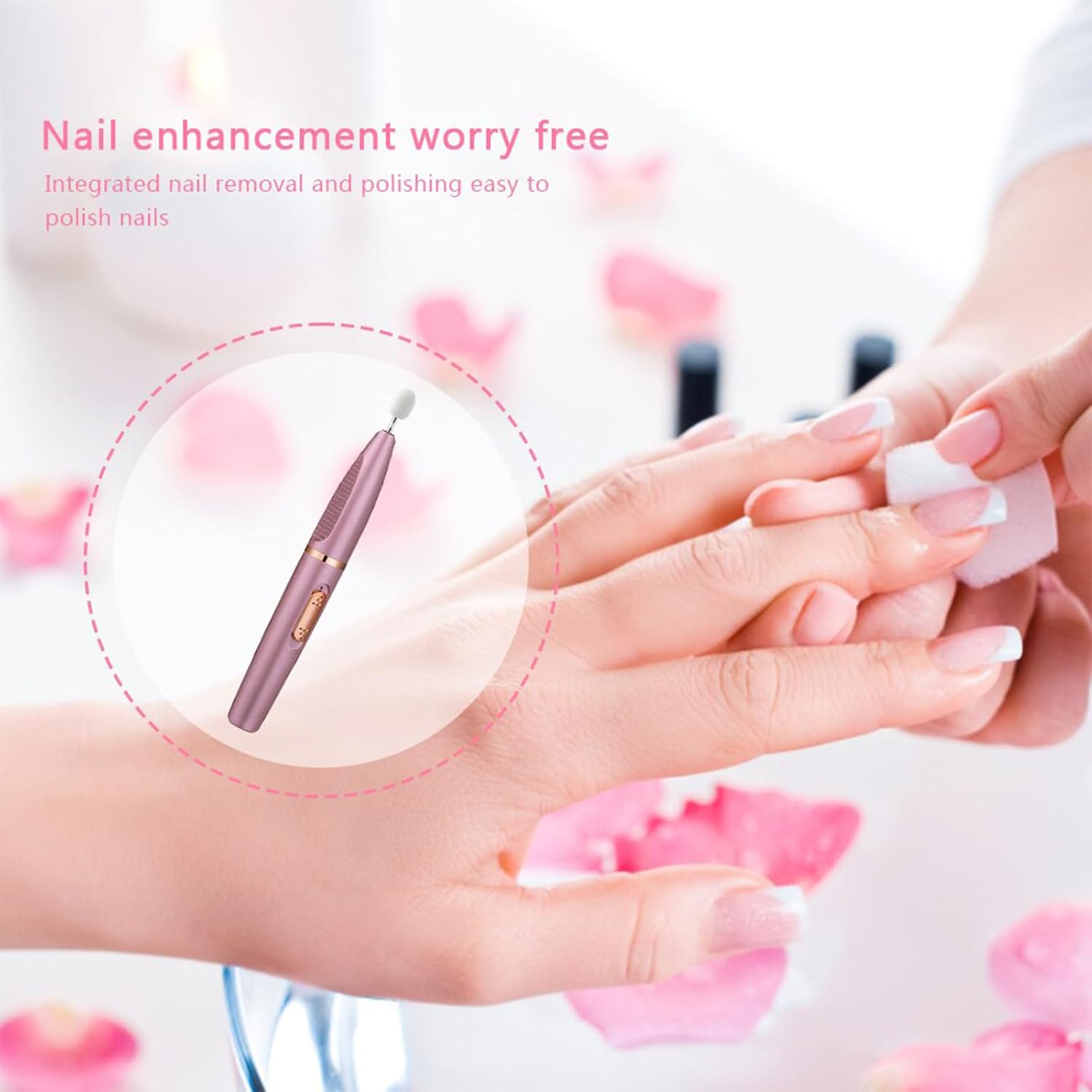 Cordless Nail Drill Rechargeable Electric Nail Files Nail Art DIY
