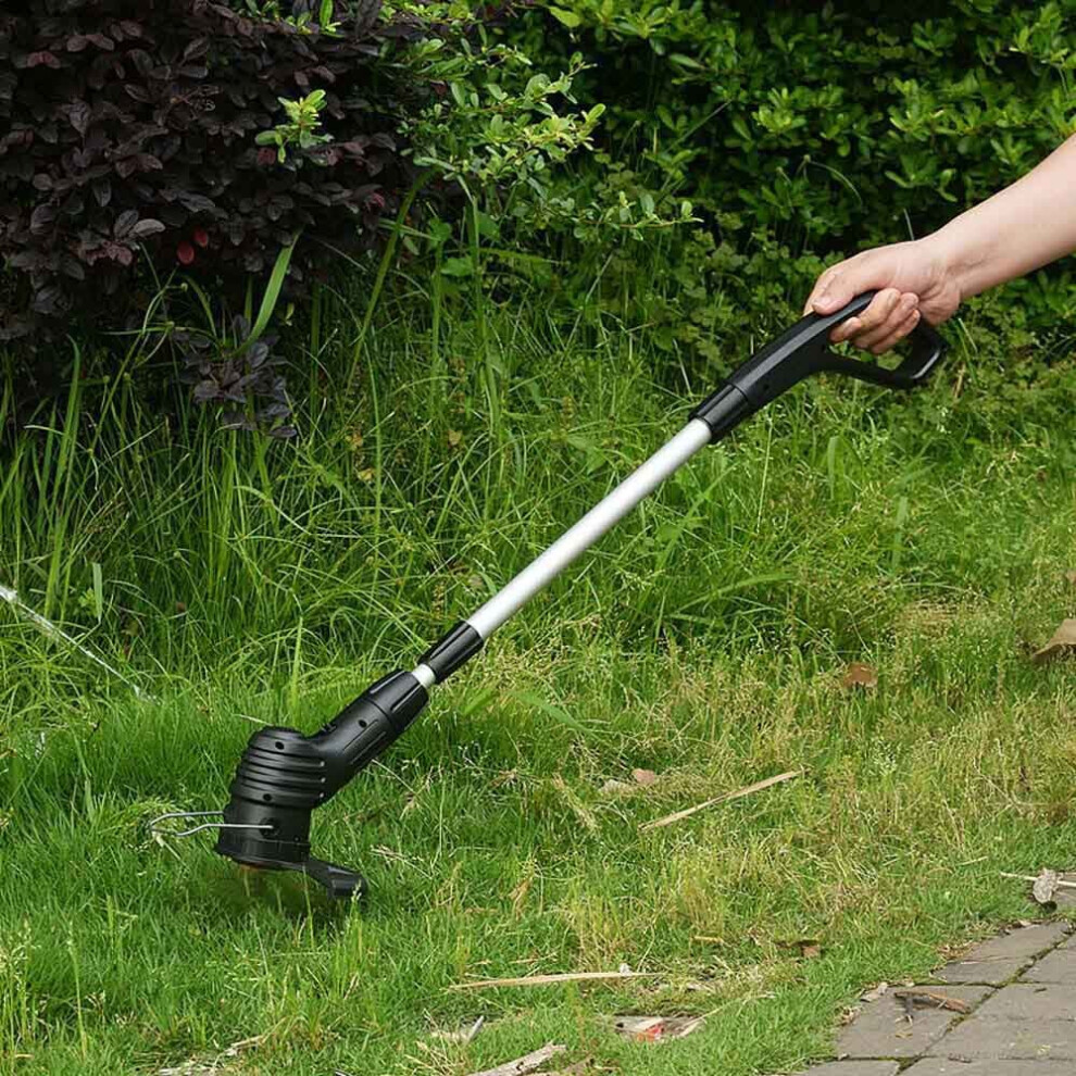 Electric Cordless Grass Trimmer Garden Weed Strimmer Rechargeable