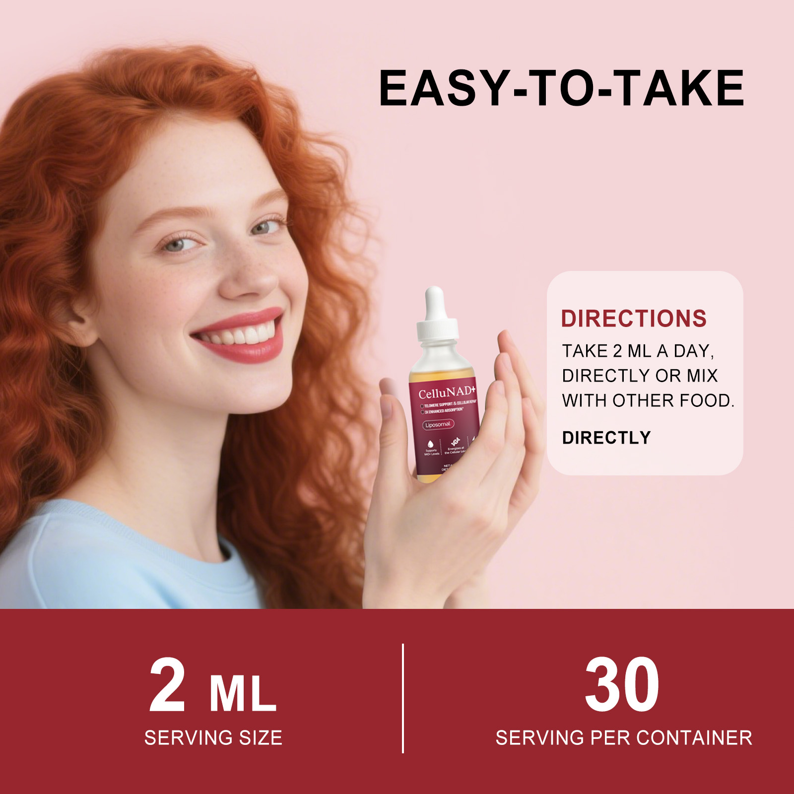 Feminine Care Drops - Mild Formula for Women's Health, Daily Vitality & Comfort Nutritional Supplement 60ml