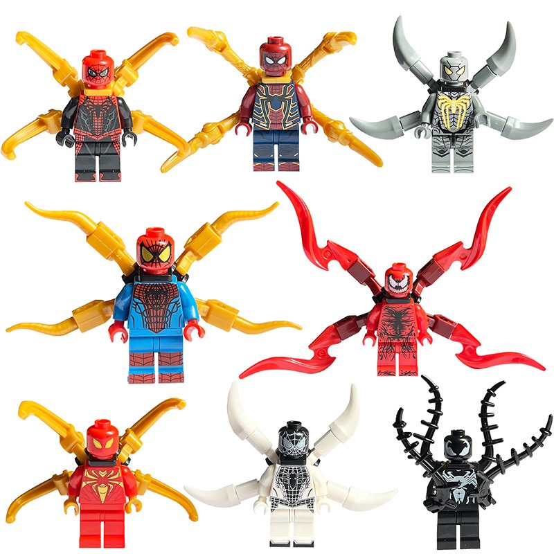 Children Building Blocks Marvel Series Toy Mini Figure Humanoid Dolls Cartoon Character Birthday Gift Educational Playset for Kids