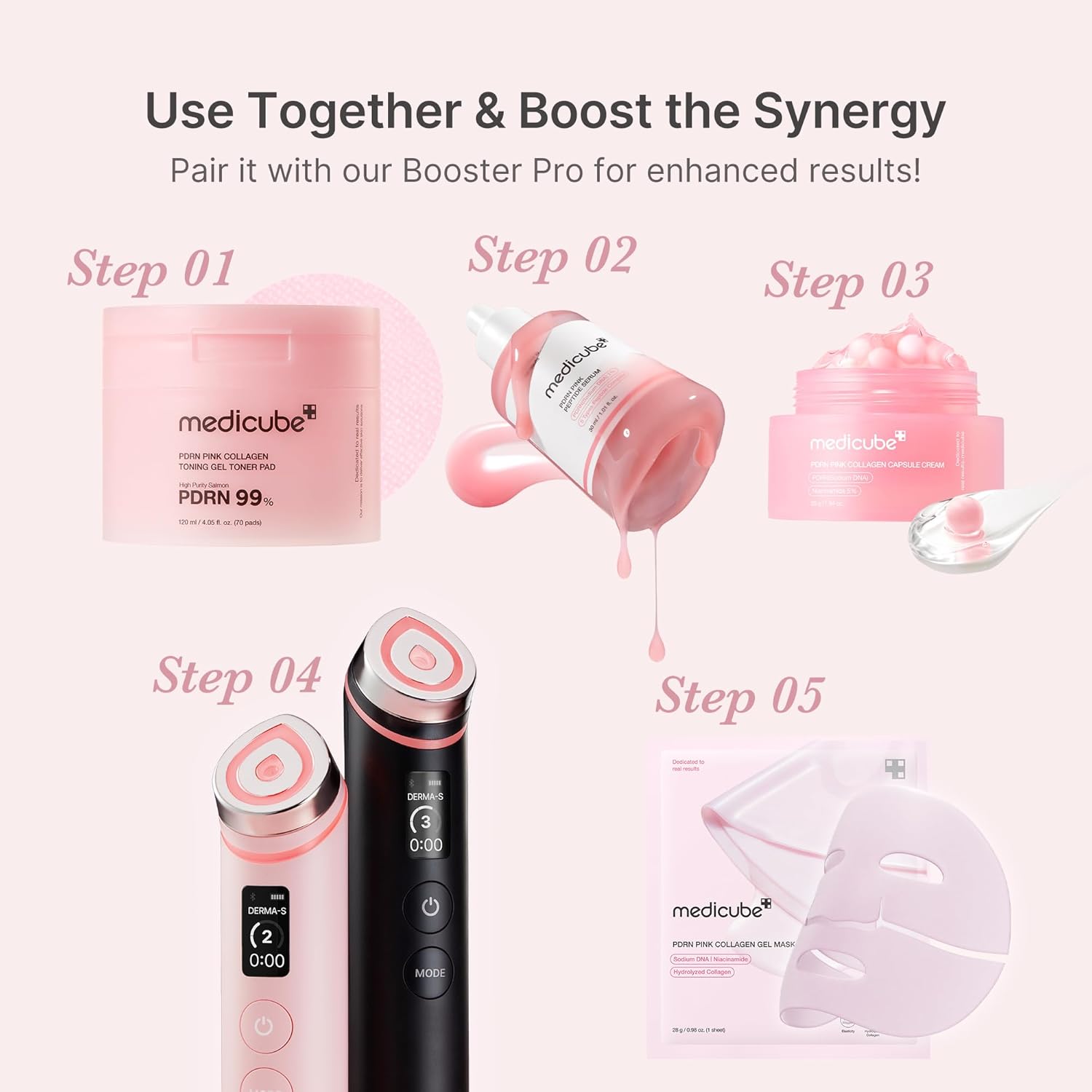 medicube Triple Collagen Cream 50ml Hydrating Niacinamide Elastin Firming Moisturizer Hyaluronic Acid Shea Butter Wrinkle Care Boosts Elasticity Korean Skincare