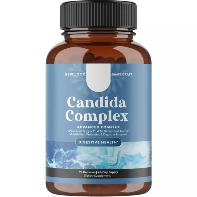 Detox Capsules 90 Capsules Candida Complex Natural Herbal Blend For Internal Body Balance Vegan Friendly