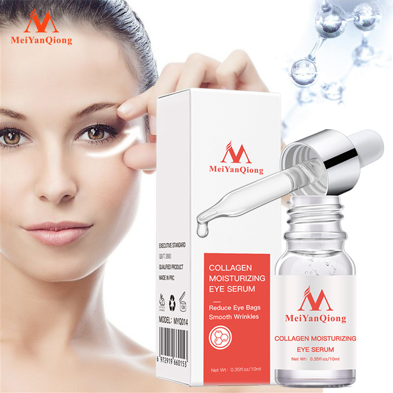 Collagen Eye Serum Moisturizing Firming Smoothing For Fine Lines And Dryness Daily Eye Massage Care 12ml