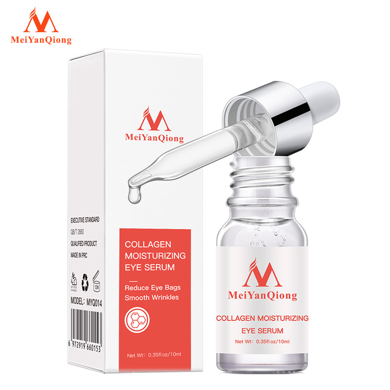 Collagen Eye Serum Moisturizing Firming Smoothing For Fine Lines And Dryness Daily Eye Massage Care 12ml
