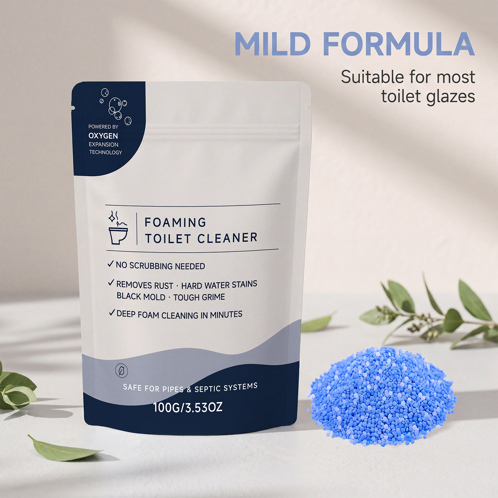 Foam Toilet Cleaner Stain Purify Clean Yellow Stain Reduce Odor Remove Scale Fragrance Restroom Closestool